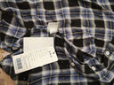 她享長(cháng)袖襯衫女復古格子襯衣慵懶風(fēng)百搭開(kāi)衫寬松薄款外套T143C2032 曬單實(shí)拍圖
