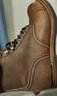 玩累了的孩子US系列8111 頭層牛皮意大利V底美式復古固特異工裝靴 Horween×玩兒PR瘋馬皮2#棕 E楦 43 曬單實(shí)拍圖