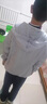 伯談防曬衣男夏季冰絲透氣輕薄涼感寬松潮流休閑防曬服男薄款?yuàn)A克外套 【防曬衣/單件/沒(méi)有套路】銀灰 XL 建議125-140斤 曬單實(shí)拍圖