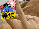 RHM鉑金對(duì)戒鉆石白金情侶戒指定制刻字表白結(jié)婚生日七夕禮物送女友 鉑金鉆石戒指（女款）+證書+禮盒 曬單實(shí)拍圖