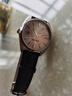 積優(yōu)（JEAYOU）鱷魚(yú)皮手表帶男士雙面真皮適配天梭美度浪琴萬(wàn)寶龍漢密爾頓精工西鐵城上海表海鷗北京表優(yōu)原裝女款 黑色黑線(xiàn) 表耳20mm，表扣18mm 銀色針扣 曬單實(shí)拍圖