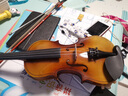 名森（Minsine）手工實(shí)木小提琴男女生初學(xué)考級入門(mén)演奏小提琴樂(lè )器 4/4 (臂長(cháng)60厘米 12歲以上) 曬單實(shí)拍圖