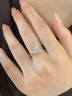 星眸珠寶白18K金鉆石戒指30分六爪皇冠微鑲鉆戒女訂結婚禮送老婆 18K金皇冠-30分主鉆I-J色SI天然鉆 曬單實拍圖