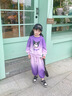 A21funb童裝女童春秋套裝2025新款庫洛米夏4-6歲兒童衣服衛(wèi)衣寬松兩件套 中小童春秋紫色套裝 110 cm 曬單實(shí)拍圖