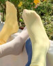 俞兆林10双冰冰袜子女堆堆袜春夏季薄款中筒袜白色冰丝袜纯色春夏天长袜 实拍图