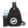 昂夏 春游兒童背包戶(hù)外斜挎包潮包包韓版兒童胸包男孩子輕便小學(xué)生單 黑色 曬單實(shí)拍圖