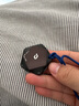 PITAKA 適用蘋果AirTag保護(hù)套防丟器定位跟蹤追蹤器全包收納套鑰匙扣自行車多功能EDC小工具 黑色 曬單實(shí)拍圖