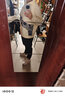 NEW OR MODE中國風(fēng)小熊刺繡拼接衛衣男春秋款衣服潮牌大碼設計感連帽外套男裝 米杏色 M 曬單實(shí)拍圖