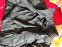 斯凯奇（Skechers）男子梭织短款羽绒外套L423M176 深黑色/002K L  实拍图