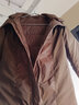 艾萊依女款羽絨服冬新款女式外套中長(cháng)款時(shí)尚通勤外套 【升級版】蜜茶棕-1 M 160【建議110-130斤】 曬單實(shí)拍圖