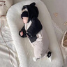 G.DUCKKIDS嬰兒連體衣羽絨服冬季男女寶寶保暖白鴨絨加厚新生兒冬裝羽絨哈衣 米白色 80 cm（建議16-22斤） 曬單實(shí)拍圖