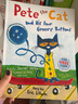英文原版繪本 皮特貓系列 Pete the Cat and his Four Groovy Buttons 吳敏蘭書單 全英文版 曬單實(shí)拍圖