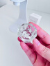 AMDMG帶蓋玻璃水晶亮片水彩調(diào)色潤(rùn)筆清潔工具美甲洗筆杯美甲專用 簡(jiǎn)約.水晶杯 曬單實(shí)拍圖