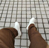 安踏板鞋男鞋2025夏季新款簡(jiǎn)約百搭小白鞋休閑透氣運(yùn)動(dòng)鞋低幫厚底增高 象牙白/絳紅色-7 41 曬單實(shí)拍圖