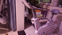 OES動(dòng)感單車(chē)家用智能調阻運動(dòng)健身訓練器材室內靜音磁控減肥自行車(chē) 炫白明星同款/加大飛輪/加粗精鋼車(chē)架 承重250斤+7檔阻力調節+加大飛輪 曬單實(shí)拍圖