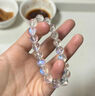 NADO珠寶級天然斯里蘭卡冰種玻璃體強(qiáng)藍(lán)光白月光石手鏈女手串送閨蜜 【珠寶級】10mm-天然水晶藍(lán)月光 曬單實(shí)拍圖