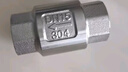 聯(lián)塑 304不銹鋼絲扣立式止回閥H12X-16P 水管配件閥門開關 DN25【京倉閃送】 曬單實拍圖