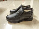 卡帝樂(lè )鱷魚(yú)頭層牛皮冬季皮鞋男防滑防水老人棉鞋加厚保暖羊毛休閑中年爸爸鞋 黑色加絨 41 曬單實(shí)拍圖