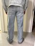Levi's?SilverTab?25春夏新款男士美式高街破洞寬松直筒牛仔褲 藍色 31 (32) 曬單實拍圖