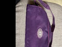 暢印 斜跨小包包老人斜背包媽媽女包休閑單肩斜挎包女士婆婆奶奶 橫版紫色 曬單實(shí)拍圖