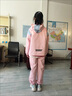 G.DUCKKIDS童裝女童秋裝套裝兒童衣服女大童春秋季拼色外套兩件套小學(xué)生夾克 83202粉色 170 尺碼15~16歲【160-170cm】 曬單實拍圖