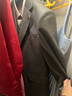 雅戈爾（YOUNGOR）西服男231款新商務(wù)套西上衣羊毛面料保暖挺括商場(chǎng)同款 咖色 L 175/96A 曬單實(shí)拍圖
