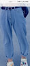FSHE直筒牛仔褲女春秋2025年新款高腰顯瘦寬松學(xué)生哈倫老爹蘿卜褲子女 淺藍色 393 M 曬單實(shí)拍圖
