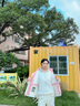 雅鹿單層沖鋒衣女男風(fēng)衣短外套三合一保暖防風(fēng)登山服露營(yíng)輕便休閑夾克 YLN11Z36790暖白/珊瑚粉女三合一 M 曬單實(shí)拍圖