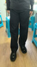 婳如嫣丹寧色牛仔闊腿褲2025秋季新款設(shè)計(jì)感垂感顯瘦寬松休閑爆款鐮刀褲 丹寧藍(lán) XL 曬單實(shí)拍圖