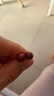 珍尚銀【中國黃金授權】朱砂耳釘女S925銀簡(jiǎn)約耳飾生日禮物母親節送女友 10mm紫金砂耳釘+中國黃金禮盒 曬單實(shí)拍圖