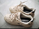 斯凱奇（Skechers）女鞋摩卡熊復古老爹鞋厚底增高緩震休閑鞋896145 自然色/黑色/NTBK 37 曬單實(shí)拍圖