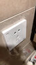 中科電工中科電工開(kāi)關(guān)防水插座面板浴室智能馬桶戶(hù)外防觸電插座10A16A 一位單控 曬單實(shí)拍圖