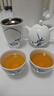 海的（seas）海洋貝瓷旅行茶具套裝陶瓷骨瓷戶外便攜功夫茶具抗菌易潔便攜式包 藍(lán)色 曬單實(shí)拍圖