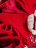 安妮优儿（Anneyol）女童连衣裙春秋款裙子2024新款儿童洋气春装小女孩衣服红色公主裙 红色 130 实拍图