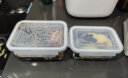 Glasslock进口钢化玻璃保鲜盒微波炉专用加热饭盒密封两件套带分隔便当包 实拍图