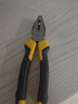 得力（deli）老虎鉗多功能鋼絲鉗家用省力工業(yè)級超硬平口電工斷線(xiàn)鉗子大全 【專(zhuān)業(yè)級】老虎鉗8寸 DL2008Z 曬單實(shí)拍圖