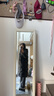 美力城【檀健次同款】長(cháng)款羽絨服女裝新款95%極地鵝絨外套時(shí)尚泡芙 猛石黑 L （120-130斤） 曬單實(shí)拍圖