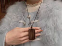 淘運閣沉香無(wú)事牌吊墜男女原料沉香木項鏈掛件佛牌本命年禮物 正宗沉香吊墜 曬單實(shí)拍圖
