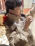 G.DUCKKIDS冬季女童羽絨服2025新款洋氣兒童冬季白鴨絨外套女孩加厚長(cháng)款上衣 藏青 150 cm 曬單實(shí)拍圖
