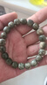 彩荷海南原生態(tài)未脫脂石玉料星月菩提手串 同枝籽大留白單圈綠幽靈108 【石玉料】畢業(yè)級12*11mm19顆 曬單實(shí)拍圖