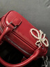慕昂酒紅色小包包女2026夏季新款油蠟皮手提枕頭包百搭質(zhì)感復古斜 紅色 曬單實(shí)拍圖