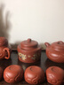 玖晟祥 宜興紫砂茶葉罐小號醒茶罐普洱茶存儲罐密封罐精品茶缸藏茶盒 琺瑯彩德中罐 大紅袍款約3兩裝 曬單實(shí)拍圖