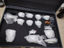 茇舍高檔中國羊脂玉白瓷茶具套裝輕奢功夫泡茶壺整套家用辦公禮盒長輩 一路高升10頭+茶壺 10頭 曬單實(shí)拍圖