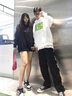 連帽衛(wèi)衣男秋冬季加絨加厚情侶長(zhǎng)袖休閑套裝青年百搭保暖兩件套裝 0711黑色 3XL 曬單實(shí)拍圖