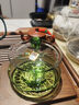 禾器·斑斕荷葉蓋碗玻璃蓋碗荷葉紋茶蓋碗耐熱加厚蓋碗大號(hào)玻璃蓋碗四色可選 荷葉蓋碗-湖綠-200ml 200ml 曬單實(shí)拍圖