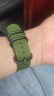 炫戴（XUANDAI）適用華為fit3表帶帆布尼龍watch fit4編織華為手表fit4Pro表帶男女生款夏季智能運動(dòng)手環(huán)配件 【深綠】雙環(huán)帆布·透氣編織 適用：華為fit3表帶 曬單實(shí)拍圖