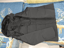 泰勒紳士 中老年羽絨服男短款加厚爸爸冬裝連帽外套 純黑色 3XL/190建議170-190斤左右穿 曬單實(shí)拍圖