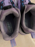 Skechers斯凱奇兒童絨絨靴（躍界系列）男童冬短靴旋鈕女童加絨鞋302528L 女童/紫色/黑色/PRBK 35 曬單實(shí)拍圖