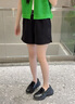 ASH女鞋2025春夏季新款ROMIE BIS樂福鞋女厚底一腳蹬休閑鞋單鞋潮 黑色 35 曬單實拍圖