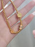 中國黃金（CHINA GOLD）黃金手鏈琺瑯彩蝴蝶結(jié)多寶足金手串生日禮物跨年禮物送女生 約2.3g 曬單實拍圖